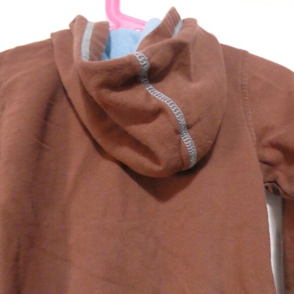 NIKE | size 6 | Brown Zip-Up Hoodie | Embroidered NIKE Logo - Picture 15 of 15